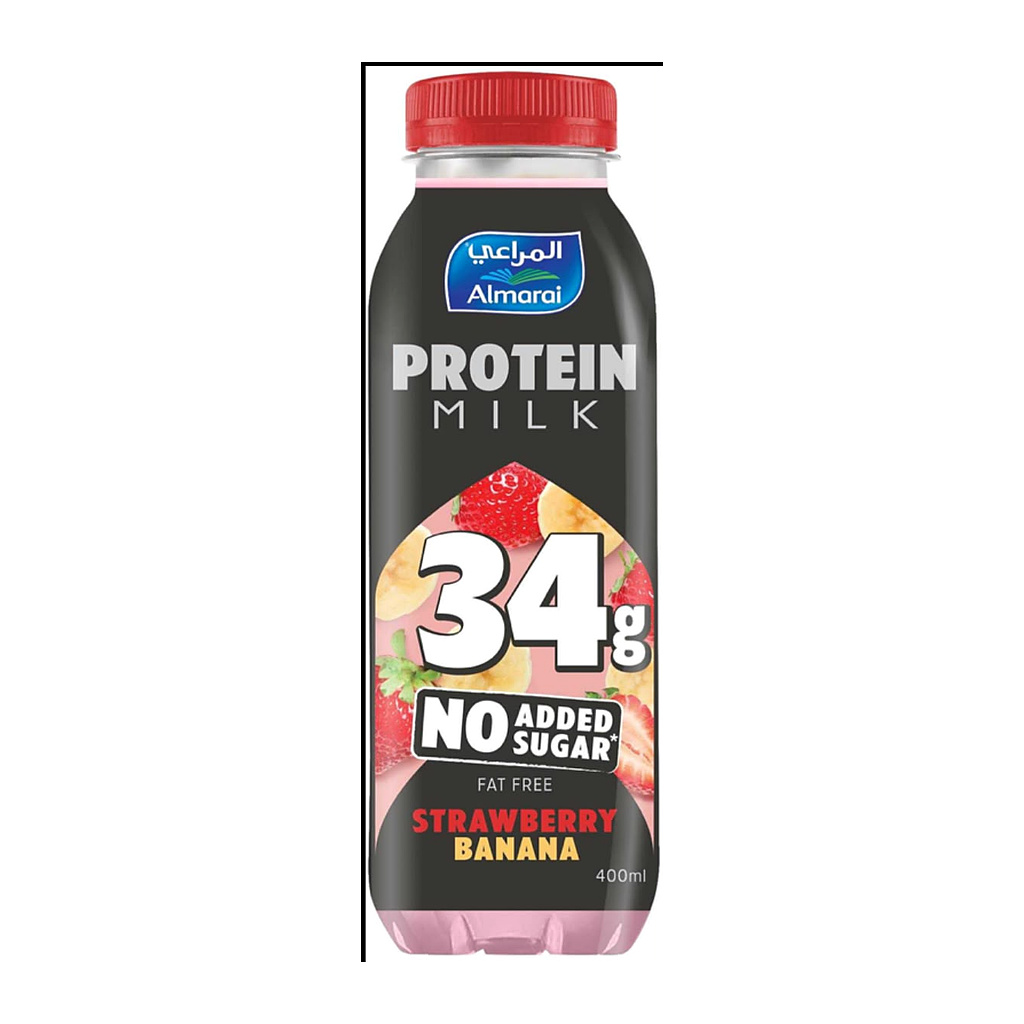 almarai-protein-milk-strawberry-banana-400ml